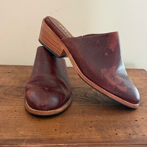 Patina - Brown Leather Mules